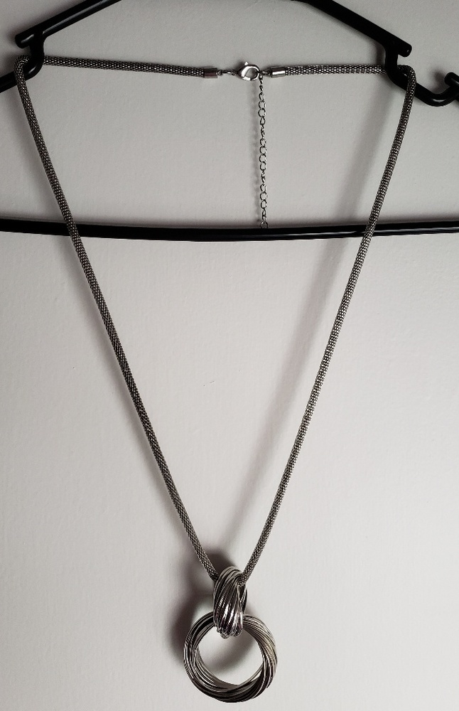 Long Silver Necklace